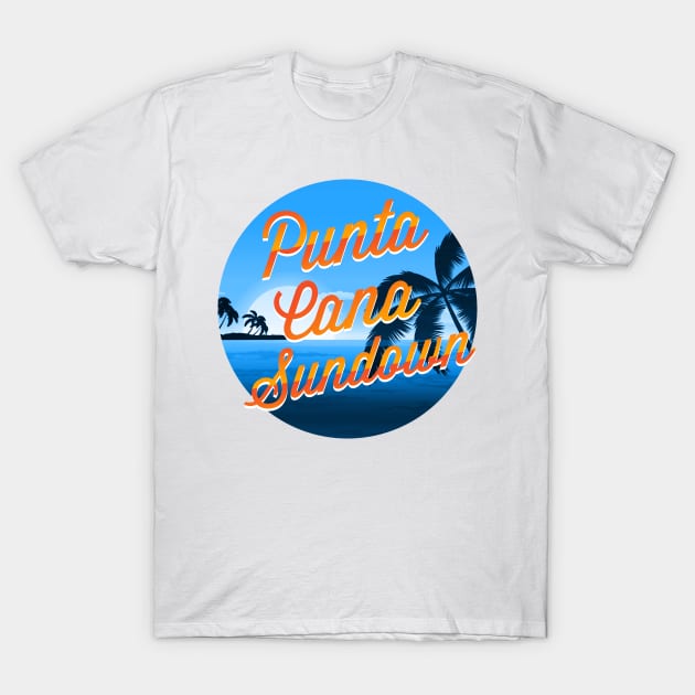 Punta Cana Sundown T-Shirt by icdeadpixels